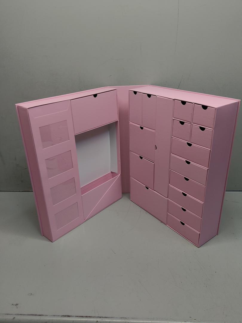 Baby Bliss Baby Keepsake Box - Baby Memory Box - Baby Girl Keepsake Box Tins Memory Box Pregnancy Baby Bubbs Storage Box Baby First Year Box Library Baby All-in-One Organizer, Pink