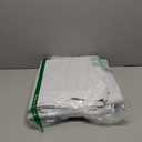 BONZER 100% Blackout Curtains 84 inches Long - 4 Panels Full Light Blocking White Window Drapes for Bedroom, Total Privacy Grommet Room Darkening Curtain with Black Backing for Living Room, Patio Door