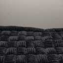 Dog Car Bed Mat, Non-Slip Backseat Extender Pet Blanket, Plaid Dog Bed for SUVs, Sedans & Trucks, Chew-Resistant Travel Pad for Dogs, Easy Clean & Scratch-Proof & Comfort (50"x24.6") Black