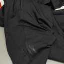 Polo Mini Dress for Women Casual V Neck Short Sleeves Tennis Dress Contrast Trim Shirt Dress with Pockets (Small, Black)