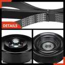 A-Premium Engine Serpentine Belt Drive Kit Compatible with Lexus Cars - LS400 1995 1996 1997-4.0L