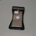 2 x Casus Designed for iPhone 14 Pro Max Case Vegan Leather Slim Logo View Classic Luxury Elegant Thin Protective Cover (2022) 6.7" (Gray)