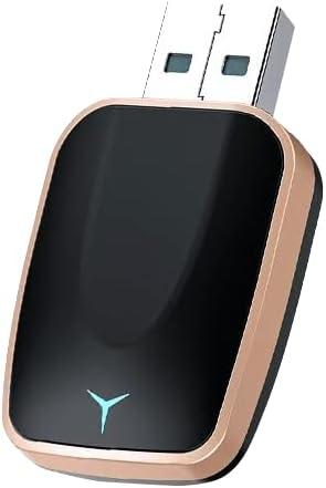 Mini Wireless Carplay Adapter for iPhone - Carplay Wireless Adapter Car Play Dongle, Yellow