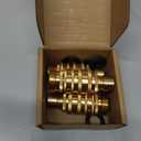 Garden Hose Quick Connect Brass Hose Quick Connectors Water Hose Connector 3/4"GTH (3 Female Coupler+ 6 Male Nipples), 3 Sets