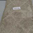 COSY HOMEER Stair Landing Rug Non-Slip 20"x32" Stair Treads for Wooden Steps,Washable Peel and Stick Stair Treads Matching Mats,Pet Friendly Soft Reusable Stair Landing Mat for Kids and Elders,Beige