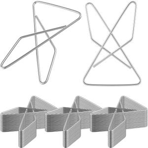 48 Pcs Ideal Paper Clamps Butterfly Clips Large Mental Butterfly Wire 2.56 x 1.69 Inch No. 1 Size Silver Durable Metal Clips for Crafting Sewing Paper Fabric DIY Project Holders