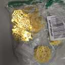 iLifemate Ramadan Decorations, Ramadan Mubarak Moon & Mosque Wooden Hanging Decorations – Gold Crescent Moon & Star Decor, Eid Ramadan Decorations for Home Party Door Windows, Ramadan Wall Art Sign