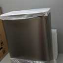 EKO Madison Matte Stainless 50 Liter/13.2 Gallon Step Trash Can w/Inner Liner - Fingerprint Resistant Finish