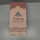 Trailvia Comfortable Footbed Sandals for Men & Women  Adjustable Buckle & Arch Support, Waterproof Summer Slides for Outdoor, Beach & Everyday Adventures (Black)