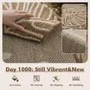MontVoo-Outdoor Rug-Patio Rug 8x10 ft Polypropylene Indoor Outdoor Rugs Outdoor Carpet for Patio Deck Balcony Porch, Textured Weave, Durable for High Traffic, Fade-Resistant, Tropical Neutral Brown