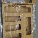 Bamboo Foil and Plastic Wrap Organizer for Kitchen Drawer,