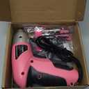 Hi-Spec Electric Screwdriver 27pc 3.6V Pink USB Small Power Screwdriver Set. Cordless & Rechargeable with Driver Bit Set