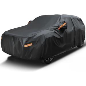 EzyShade 10-Layer SUV Car Cover Waterproof All Weather. See Vehicle Size-Chart for Accurate Fit. Outdoor Full Exterior Covers for Automobiles. Car Tarp Jeep Rav4 CRV Black, Size S3 