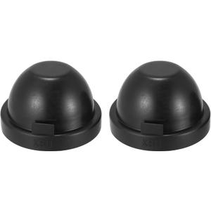 uxcell 2pcs 80mm Rubber Housing Seal Cap Dustproof Cover for Car LED Install