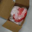 12 Pcs Heart Cake Pan Silicone Heart Cake Molds Baking Pan Nonstick Molds for Anniversary Birthday Snack Cupcake Baking (5.5 Inch)