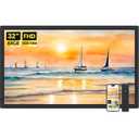 Uhale 32 Inch Extra Large Digital Picture Frame with 64GB, Remote Control, 1920 x 1080 FHD IPS WiFi Electronic Photo Frames, Support SD and USB, Share Moments Securely and Instantly, No Touch Screen