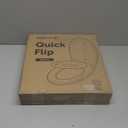 Quick Flip Toilet Seat with Built-in Potty & Splash Guard for Toddler Training, Slow Close - Jool Baby (Round)