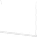 Hanging Closet Rod Adjustable Width Height Closet Rod For Hanging Clothes White 1 Pack Closet Extender Hanging Rod Clothes Space-Saving Hanging Bar Organizer