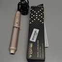 Mini Travel Curling Iron 1.25 inch OvalDual Voltage 110-240V, 20s Fast Heating, 3 Temps 360/400/430F1 -Inch Barrel Creates Frizz-Free Loose Curls for Short to Medium Hair, Pink