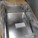 Stainless Steel Litter Box, 23.6"x15.7"x6"(Height) Metal Litter Box 4 Pack,Easy to Clean,Non Stick No Smell Steel Cat Litterbox,XL