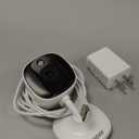 2K Cameras for Home Security-Outdoor/Indoor Camera for Dog/Cat/Pet/Nanny/Baby, Color Night Vision, White Light, Siren, 24/7 SD Recordings, Works with Alexa/Google Home, C1 (White, Pack of 1, 2.4G)