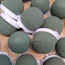 Tessco 36 Pcs Mini Floral Foam Holder Round Floral Foam with Green Arrangement Wire Arrangement Supplies for Table Wedding Wine Bottle Decor