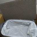 Self Cleaning Litter Box, Automatic Cat Litter Box with APP Control, Odor-Free Waste Disposal Includes Trash Bags, Large Waste Bin, Open-Top, for Multiple Cats (Black&Grey)