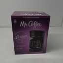 Mr. Coffee 12-Cup Switch Coffee Maker Black: Electric Drip Coffee Machine, 60 oz Capacity, Dishwasher-Safe Parts