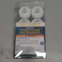 Inglow White Rustic 6 Candle 1-1/2 in. Dia.