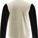 Men's Renaissance Costume, Pirate Shirt, Retro Lace-up Style for Medieval, Viking, Hippie and Halloween Cosplay (Beige, L)