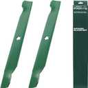 UDC Parts 138971 532138971 42 Inch Mower Blades Replacement for Craftsman LT2000 YT3000 Husqvarna YTH22V42 YTH18542 YTA18542 YTH1542XP Poulan 532127843 138498 532138498 532134149 / High Lift 2 Pack