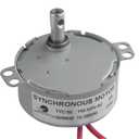 CHANCS TYC-50 Small Synchronous Motor 110V AC 15-18RPM Shaft Rotation CCW 4W Gear Motor for Electric Fireplace