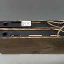 BGMG Wood Floating Shelves for wall 12 inch Set of 2, Rustic Wooden Wall Mount Shelves for Bathroom Living Room Bedroom Kitchen Farmhouse -12x6.7- Walnut Color