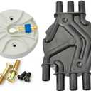 CNPAPC 10452458 Distributor Cap And Rotor Kit Replacement Ignition Distributor Cap for Cadillac Escalade 1997-2007, for Chevrolet Astro/Avalanche, for GMC Yukon/Silverado with OE#D328a D465 10452457