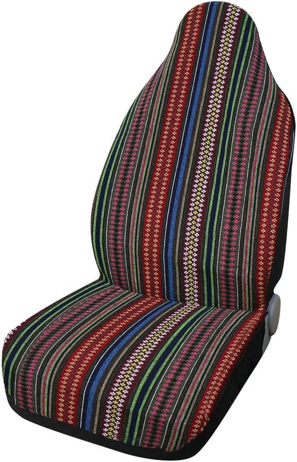uxcell Universal Durable Bucket Front Seat Cover Protectors for Car SUV Automotive Rose Red