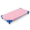 Comfyanno Quilted Daycare Cot Nap Mat Only, for Boys, Girls, Soft & Breathable, Gentle on Skin, Extra Support & Comfort for Toddler Cozy Nap Time Sleep, Fits 23" x 40" Toddler Preschool Cot - Pink