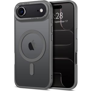 5 x Hython Case for iPhone Air Case Magnetic Translucent Matte Phone Cases 6.5" [Compatible with MagSafe] Thin Slim Fit Shockproof Bumper Hard Protective Cover for Women Men Girls, Frosted Gray, Mix
