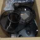 Qcen Juicer Machine, 800W Centrifugal Juicer Extractor with Wide Mouth 3 Feed Chute for Fruit Vegetable, Easy to Clean, Stainless Steel, BPA-free (Black)