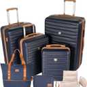 Travelhouse 10-Piece Hardshell Luggage Set with Spinner Wheels & TSA Lock