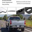 Passenger Side Lower Mirror Glass Replacement for 2019 2020 2021 2022 2023 2024 2025 Chevy Silverado GMC Sierra 1500 2500 HD 3500 HD, Right Mirror with Heated Back Plate Convex Glass