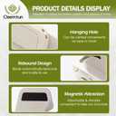 Magnetic Retractable Box Cutter,2025 New Magnetic Box Cutter,ABS Handle & Rustproof Ceramic Blade,For Art workcardboard cutter(Little Yellow Duck Cutter1)