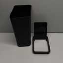 TIPGO Bathroom Trash Can with Lid, 10 Liter/ 2.6 Gallon Slim Garbage Can, Small Trash Bin Waste Basket with Pop-Up Lid for Kitchen, Bedroom, Living Room, Office (Black)