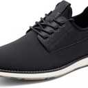 Bruno Marc Men's Plain Toe Oxford Shoes Business Formal Derby Dress Sneakers Crossflex GentEdge, Size 14, Black, BMUMOX2510