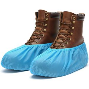 X-Large Disposable Boot & Shoe Covers 100 Pairs (200 Pack) Non Slip Durable Booties Cover Fits Men's 13
