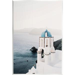 Stupell Industries Santorini Bell Tower Wall Plaque Art by Krista Broadway