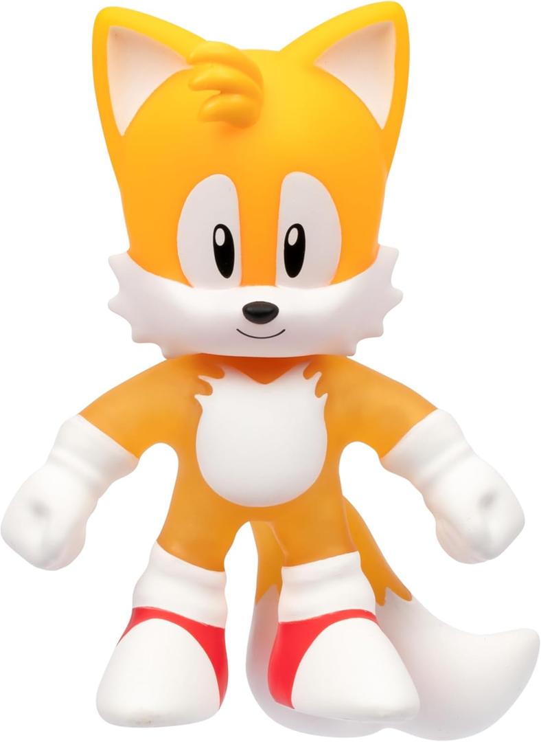 Heroes of Goo Jit Zu Stretch Surge Tails, Powered Up with Glow Surge Giving Him Glow-in-The-Dark Powers, Scrunchy, Stretchy Filling, Stretch Him Up to 3 Times His Size  Sensory Toys