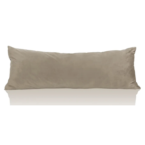 StangH Camel Beige Body Pillow Cover, Super Soft Velvet Case 20 x 54 Pregnancy Body Pillow Nursery Baby Protect Bed Pillowcase Couch Pillow, 20 x 54-inch, 1 Piece