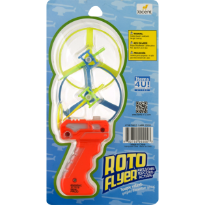 Roto Flyer High Powered Ripcord Helicopter, Pack of 4