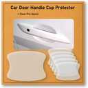 6pcs(Pro) Customized Car Door Handle Cup Protector Made with 3M Paint Protection Film Pro Series, Sticker/Guard, Clear(Transparent), Anti Scratch, Universal Fit for Most Cars (Clear Pro/6pcs)