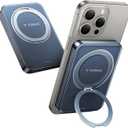 TORRAS 10,000mAh, Qi2 Certified,15W Fast Wireless Portable Charger with USB C Cable, 20W in/Out Wired Charging Power Bank with Stand, Magnetic Battery Pack for iPhone 17 Pro Max/16/15/14/13/12